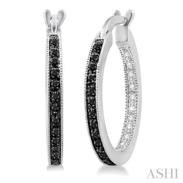 Silver Diamond Earrings